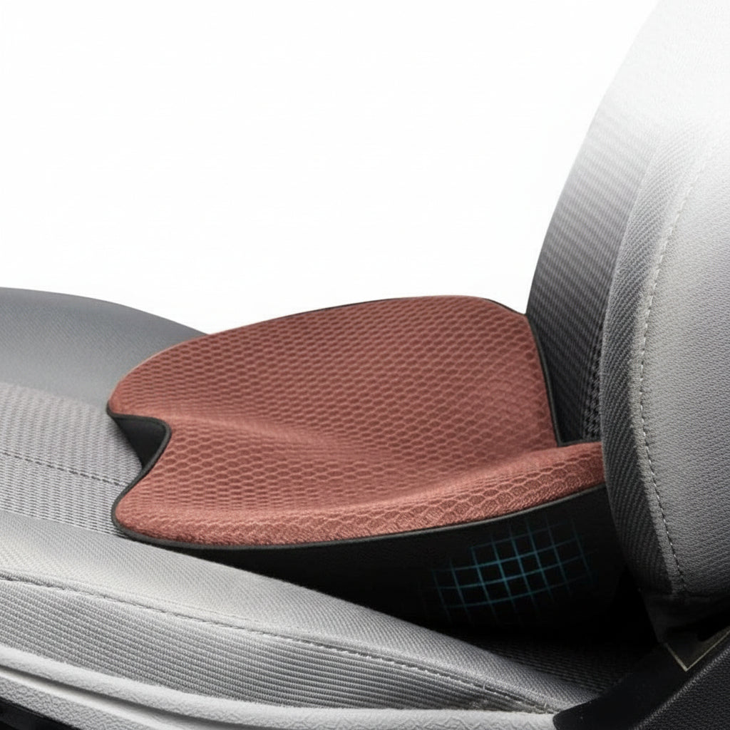 Car Seat Cushion Booster Ergonomic Memory Foam Better Visibility