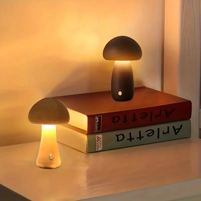 GloedGilde - Crea un'illuminazione suggestiva con lo stile fungo Bella lampada da tavolo di GloedGilde