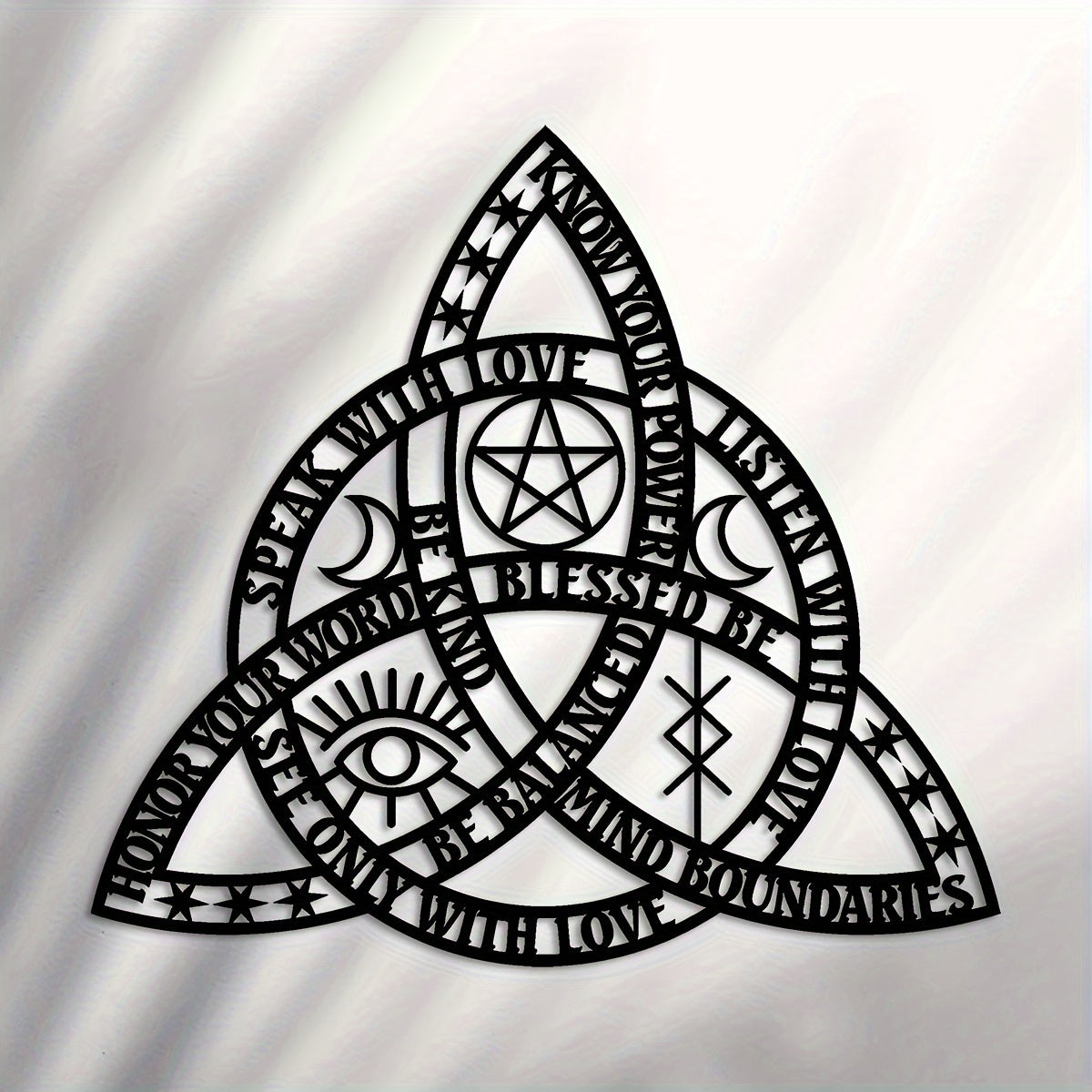 CelticKnot - Good Witch Celtic Knot Metal Wall Art