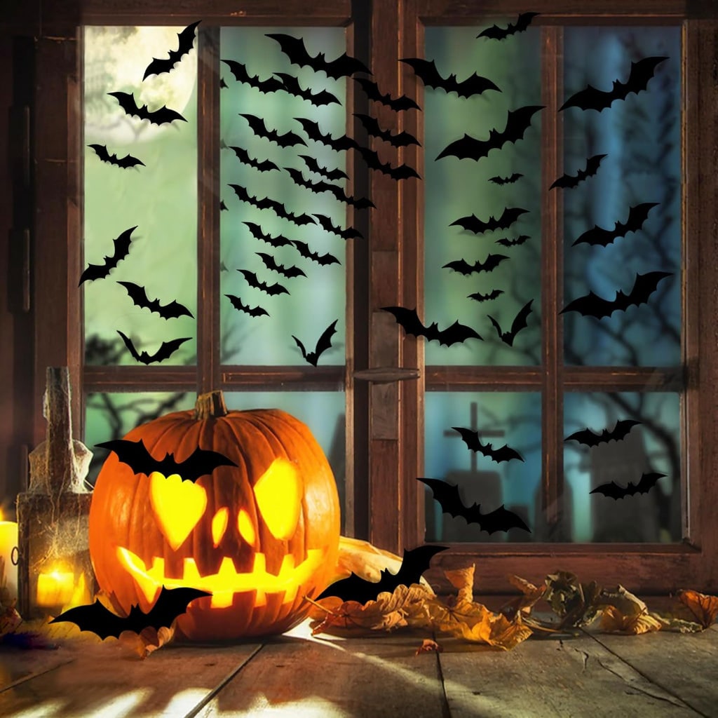 Decorazione Di Halloween Arte Murale Pipistrello - Image 2