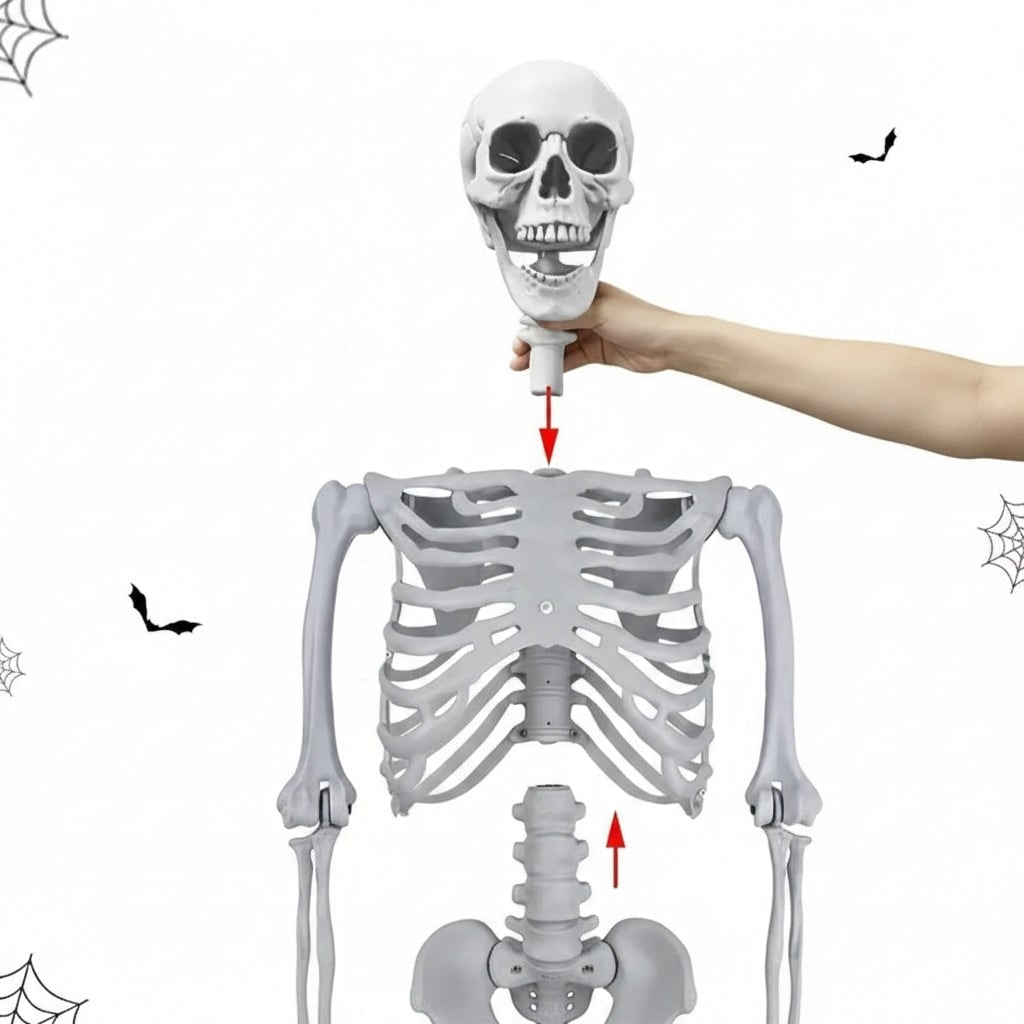 Decorazione Di Halloween Figura Scheletro Spettrale - Image 5