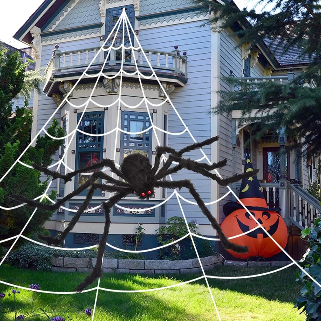 Decorazione Di Halloween Ragnatele Esposizione Esterno - Image 1