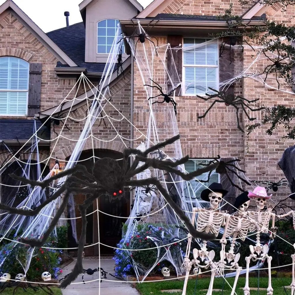 Decorazione Di Halloween Ragnatele Esposizione Esterno - Image 2