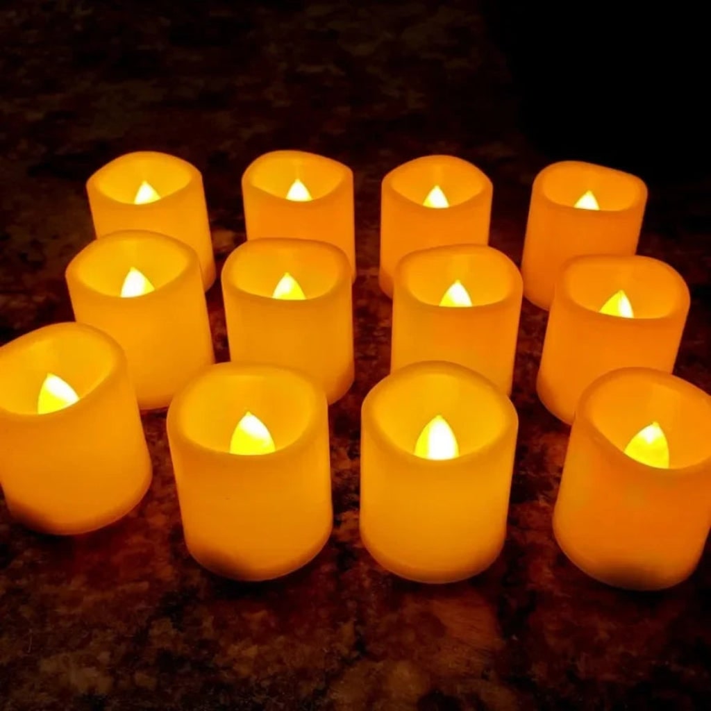 Decorazione Halloween Candele LED Accento Decorativo Casa - Image 3