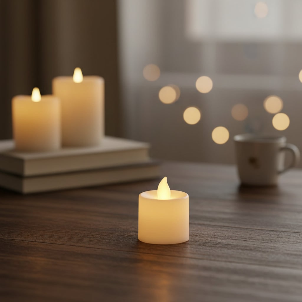 Decorazione Halloween Candele LED Accento Decorativo Casa - Image 4