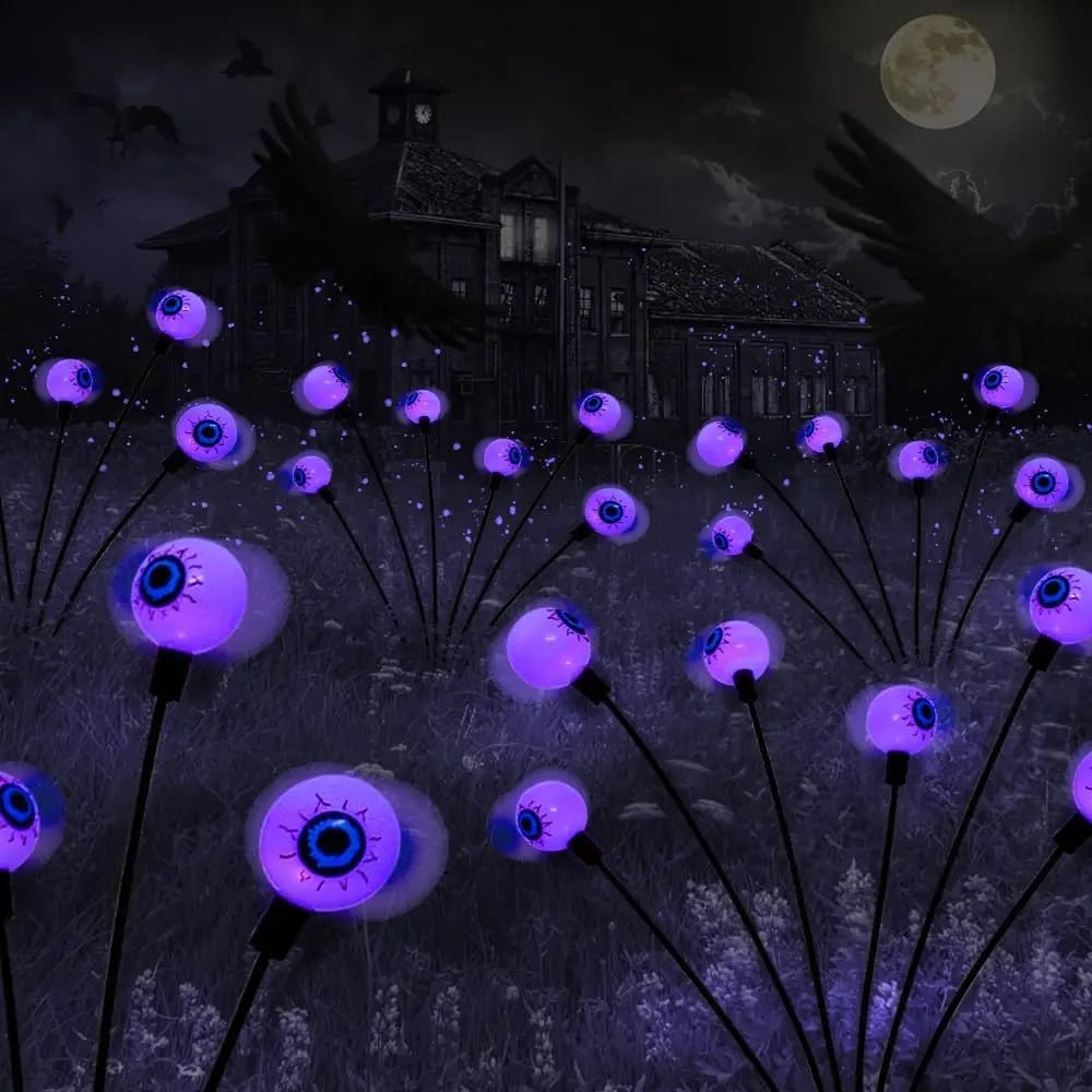 Decorazione Halloween Picchetti Bulbi Oculari Esposizione Esterno - Image 2