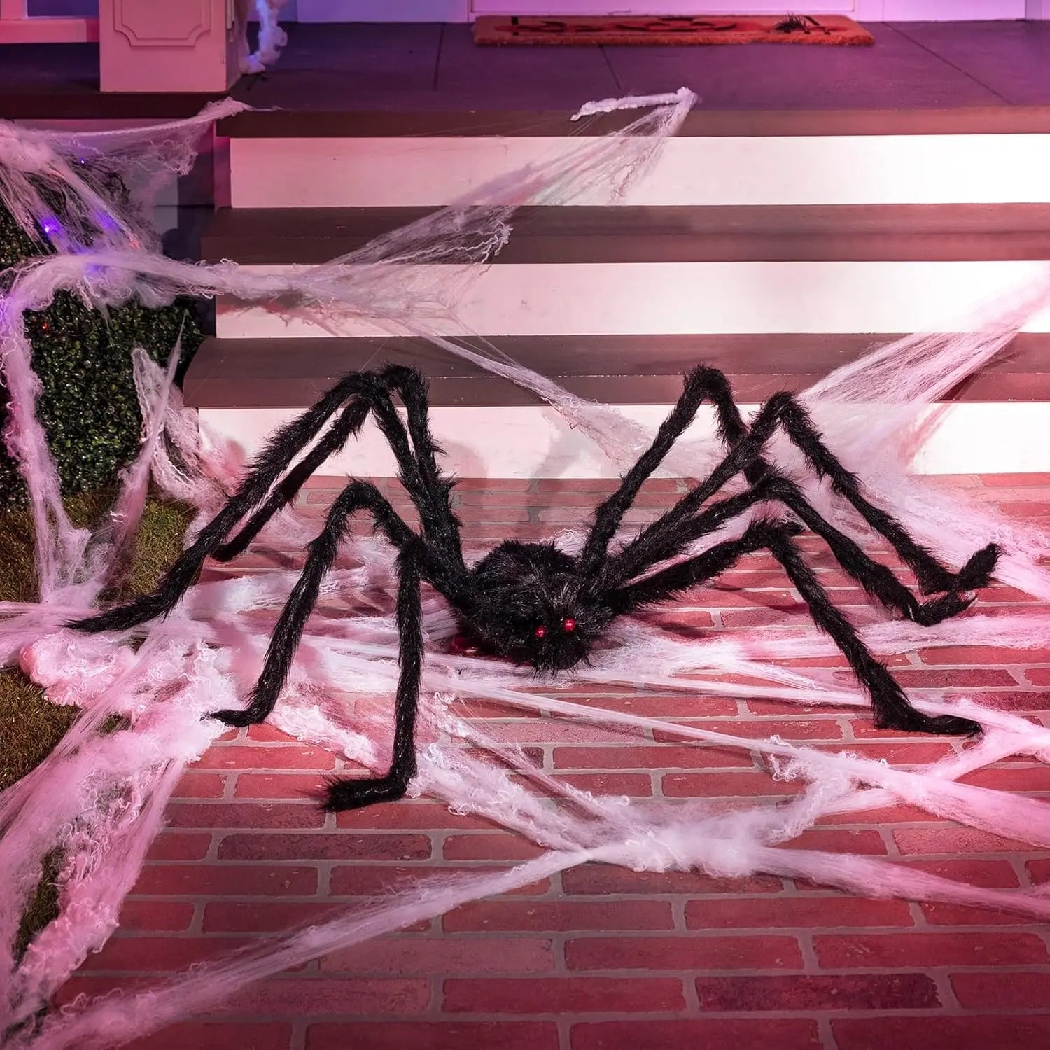 Decorazione Halloween Ragno Scenografico Esposizione Interno Esterno - Image 2