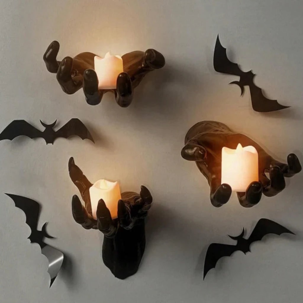 Decorazione Halloween Set Mani Arredo Spettrale - Image 4