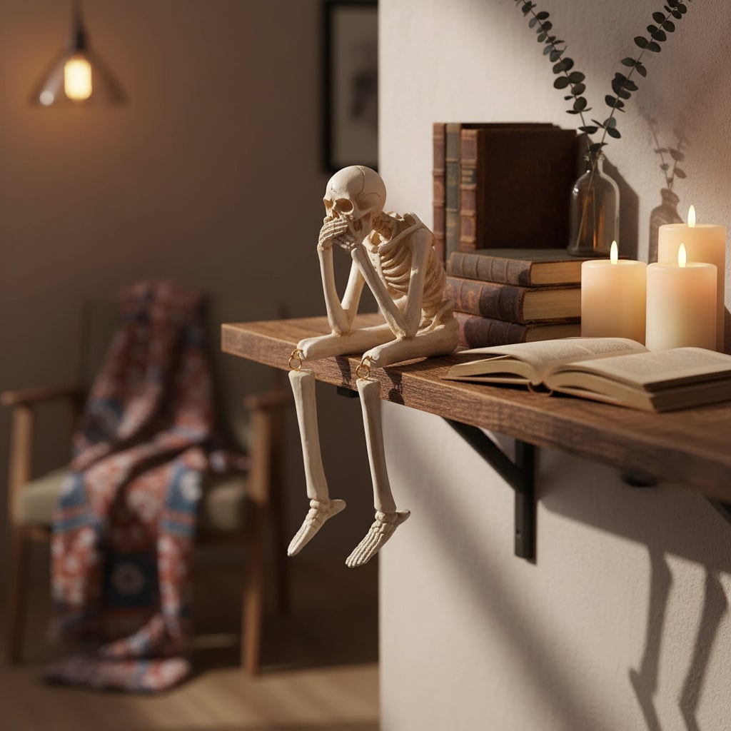 Decorazione Halloween Set Tre Figurine Scheletro - Image 1