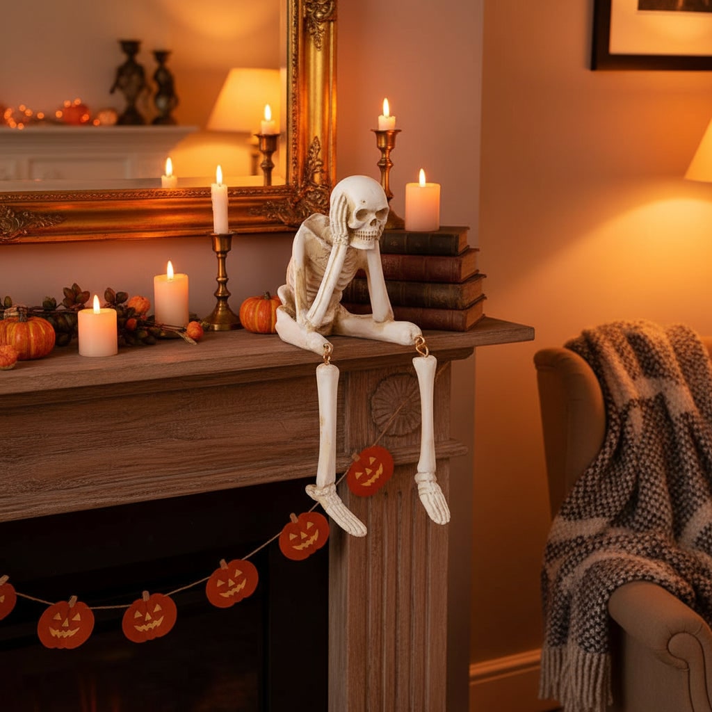 Decorazione Halloween Set Tre Figurine Scheletro - Image 8