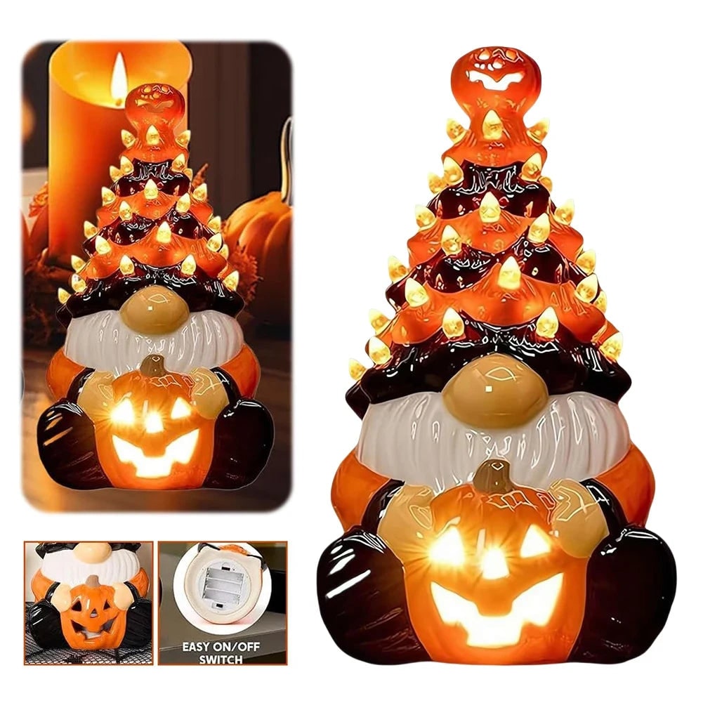 Decorazione Halloween Statua Gnomo Accento Festivo Casa - Image 4