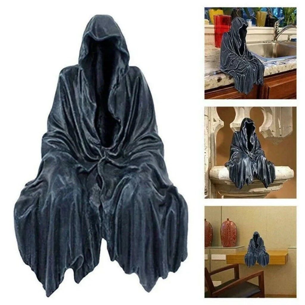 Decorazione Halloween Statua Tristo Mietitore Accento Casa - Image 3