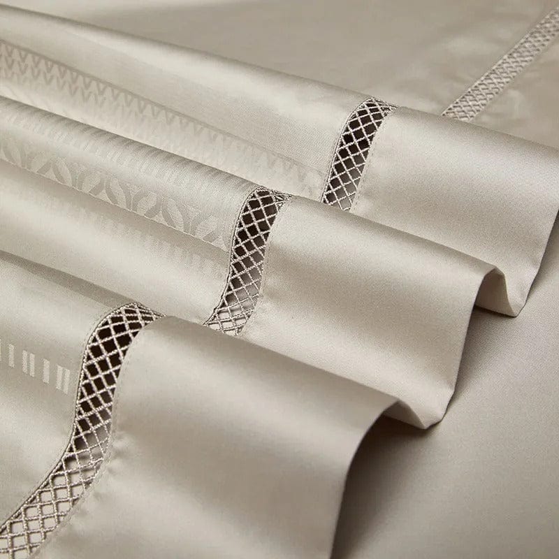 Set copripiumino Elegance Champagne (Cotone Egiziano)