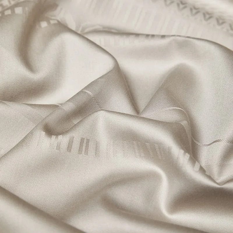 Set copripiumino Elegance Champagne (Cotone Egiziano)