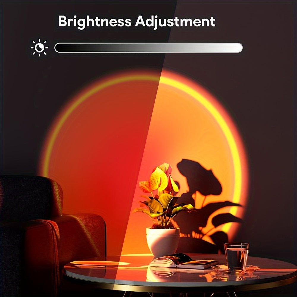 SunGlow - Sunset Projectile Lamp with 16 Colors and Remote Control