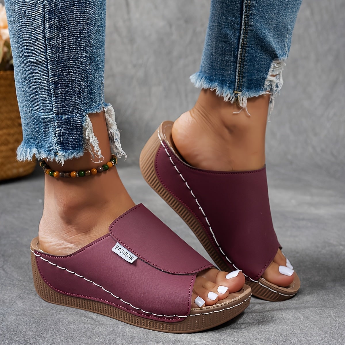 Donna Sandali con Zeppa | Sandali Slip-On - Image 5