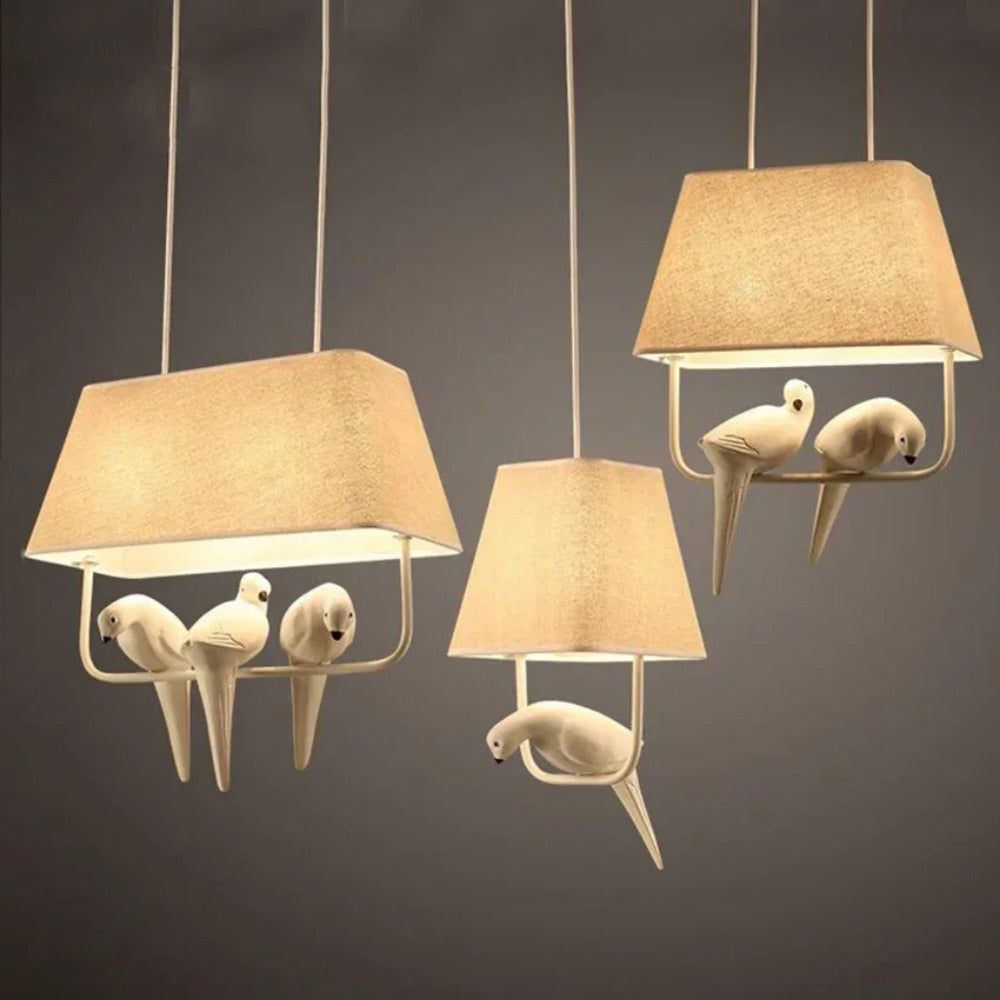 BirdNest - Hanging Lamp in Scandinavian Design Made of Rattan for Living Room and Dining Room