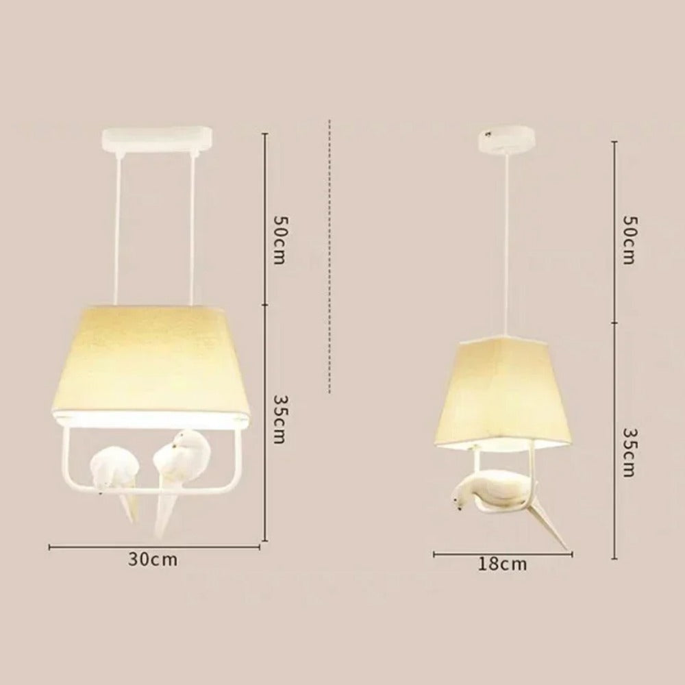 BirdNest - Hanging Lamp in Scandinavian Design Made of Rattan for Living Room and Dining Room