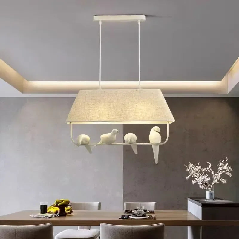 BirdNest - Hanging Lamp in Scandinavian Design Made of Rattan for Living Room and Dining Room