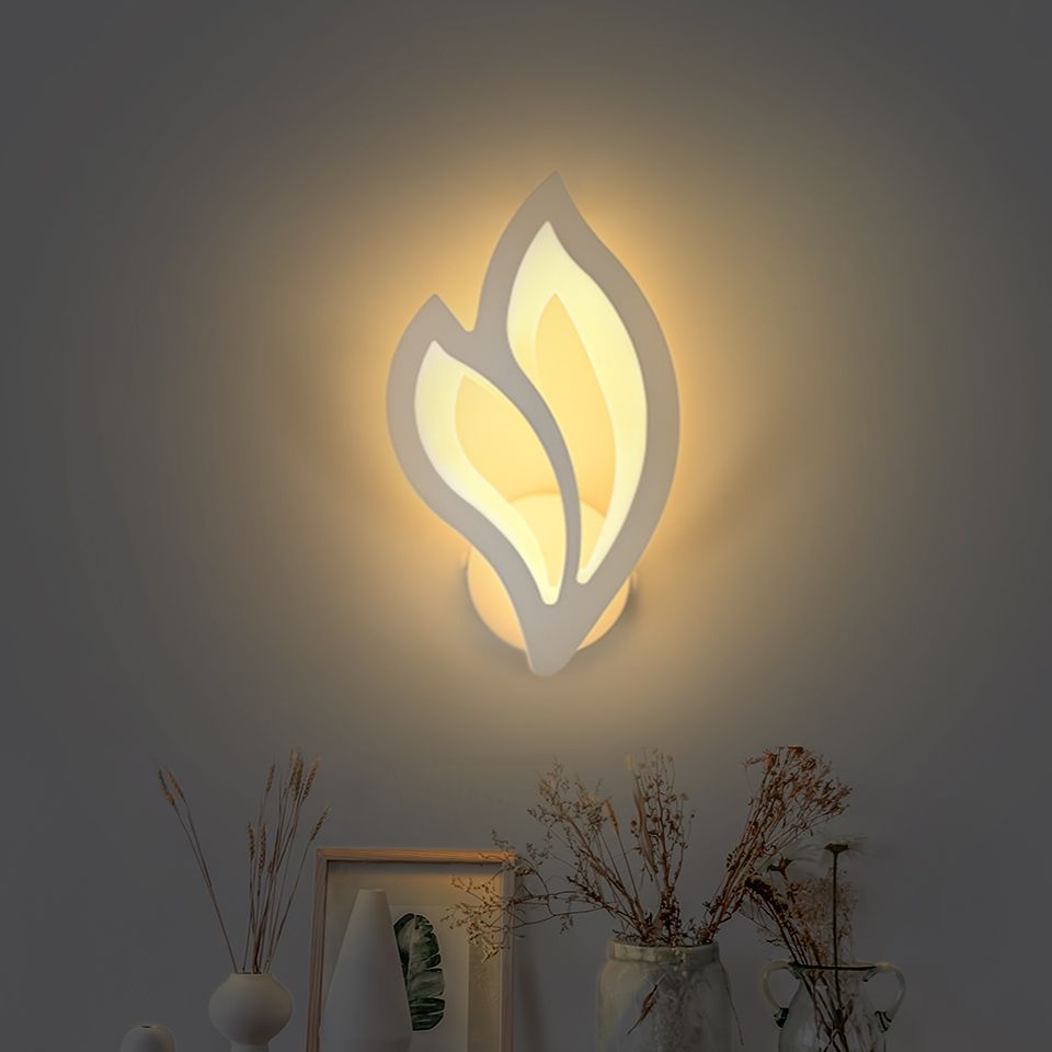 LeafGlow - Lâmpada de Parede LED Moderna Iluminação Escandinava