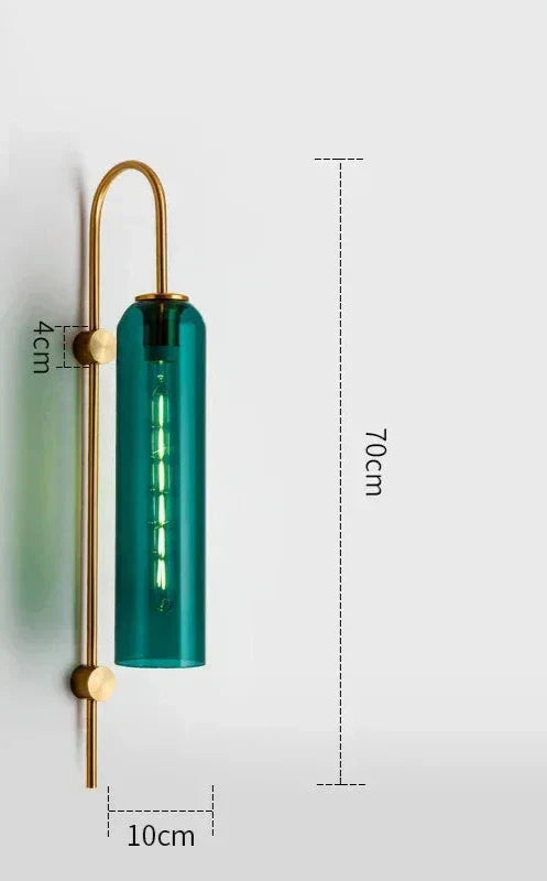 GlassGlow - Modern LED Glass Wall Lamp