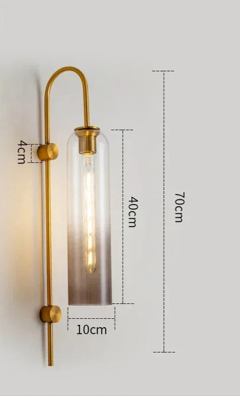 GlassGlow - Modern LED Glass Wall Lamp