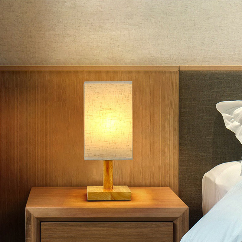 LuxeGlow - USB Table Lamp with Fabric Shade – Modern LED Night Light