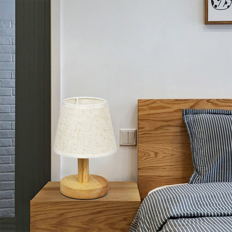 LumiWood - Dimmable LED Table Lamp Made of Wood for Bedroom & Living Room