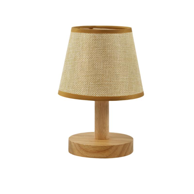 LumiWood - Dimmable LED Table Lamp Made of Wood for Bedroom & Living Room