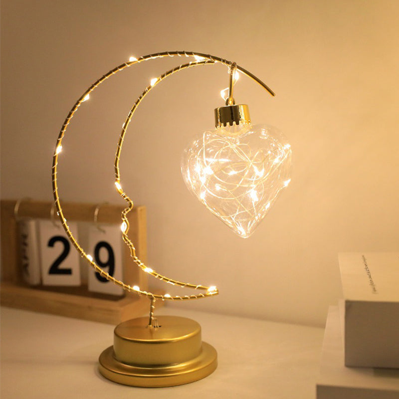 LunaGlow – Moon LED Decorative Night Light – Romantic Table Lamp