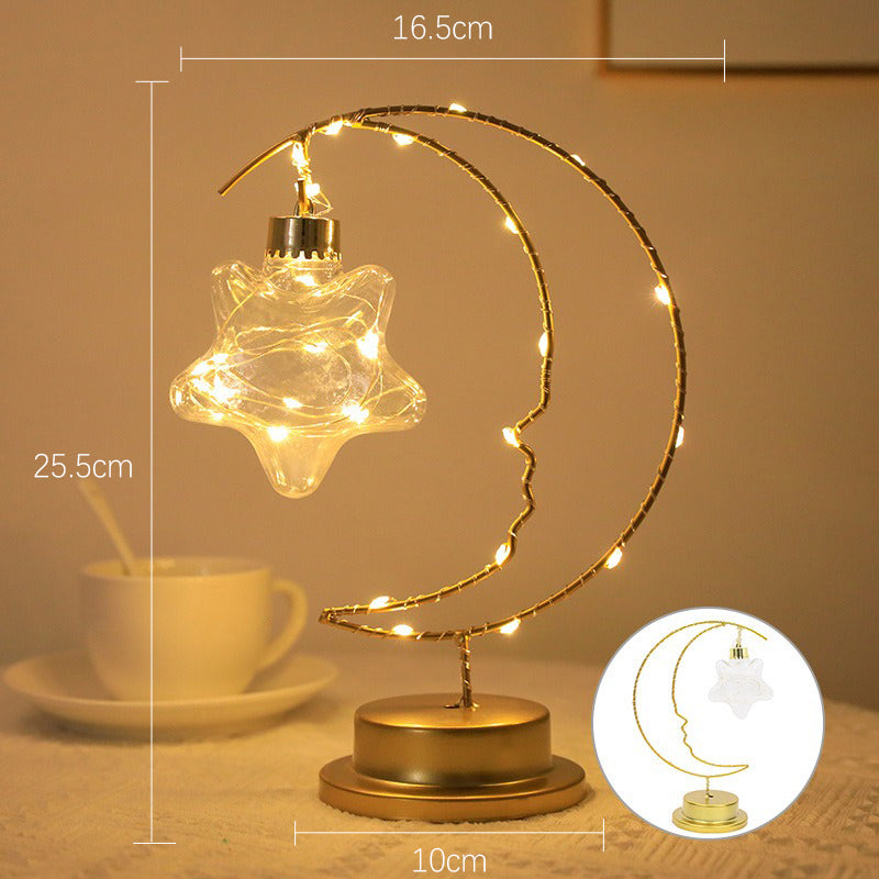 LunaGlow – Moon LED Decorative Night Light – Romantic Table Lamp
