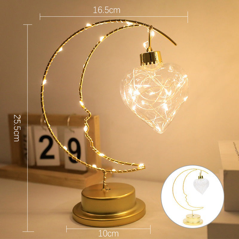 LunaGlow – Moon LED Decorative Night Light – Romantic Table Lamp