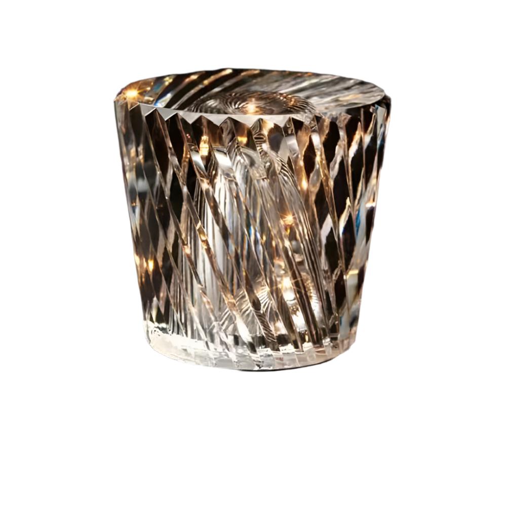 CrystalGlow - Wireless Crystal Table Lamp with LED Lighting