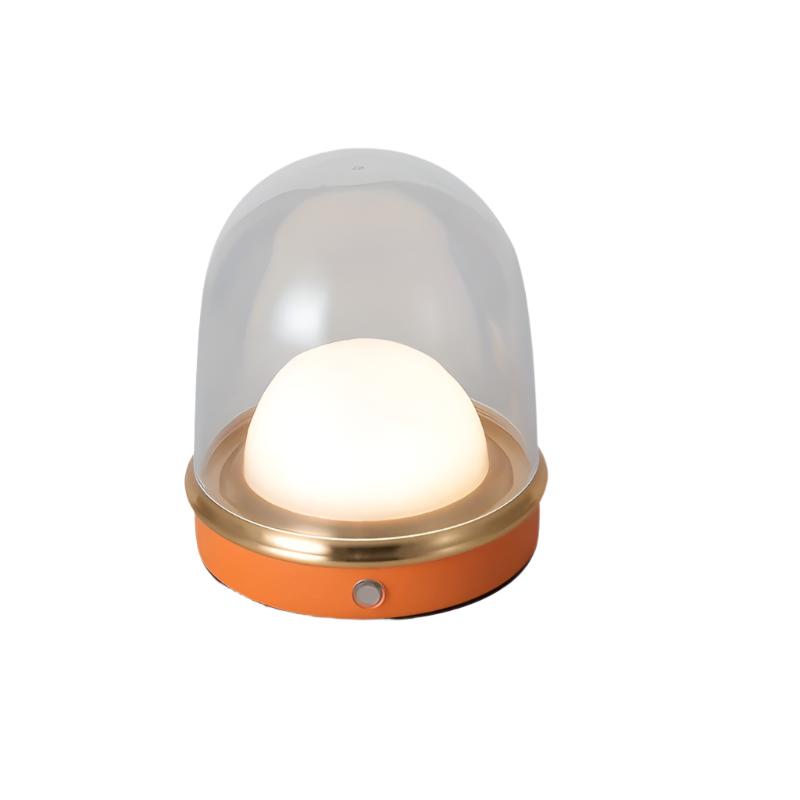 CrystalGlow - Lampada da tavolo LED wireless con illuminazione d'atmosfera per soggiorno e camera da letto