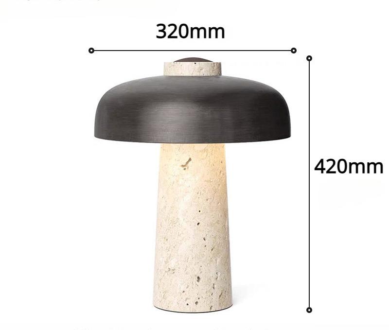 LuxeGlow - Marble Desk Lamp with Timeless Design