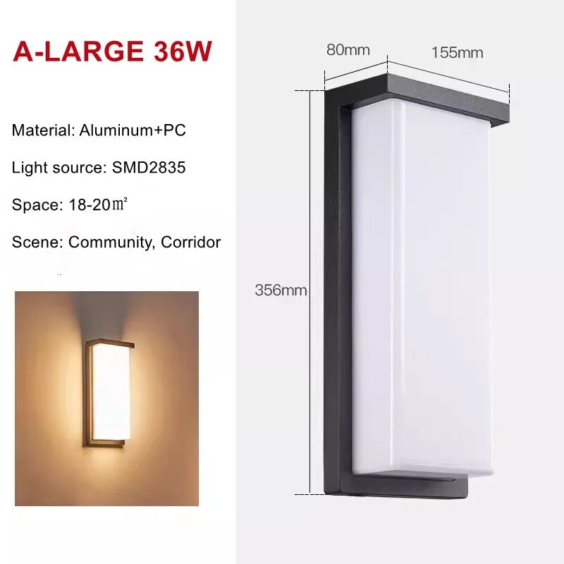 LuminAura - Iluminação Exterior LED Moderna