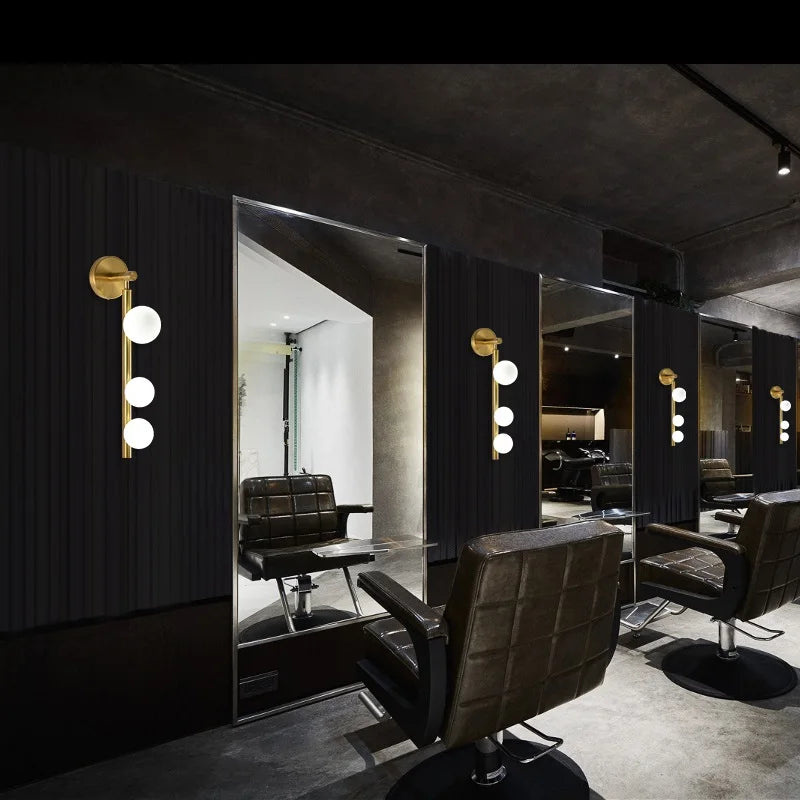 GlowSphere - Candeeiro de Parede LED Moderno com Design de Globo para Iluminação Interior Elegante