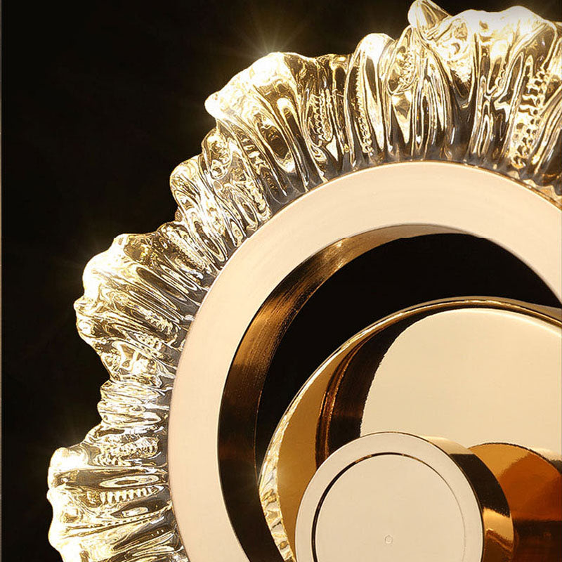 SunGlow – Lampada da parete LED dorata