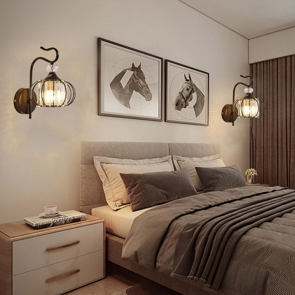 MetalArtistry – Artistic Iron Bed Lamp