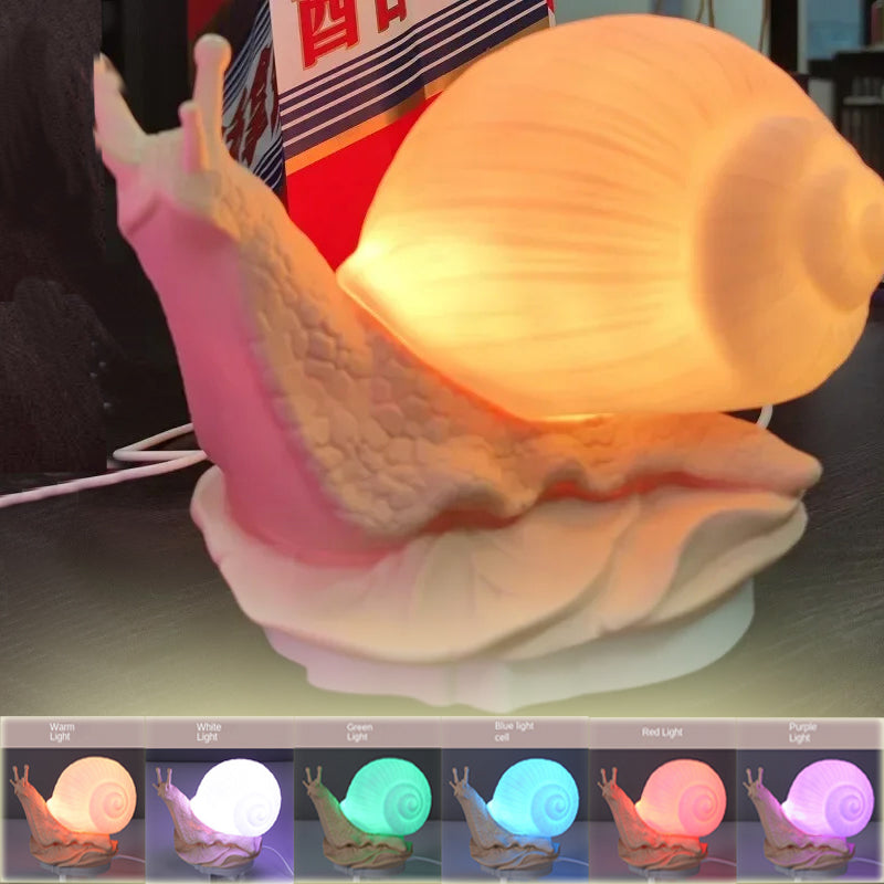 GlowSnail - Lampada da comodino LED dimmerabile con controllo touch