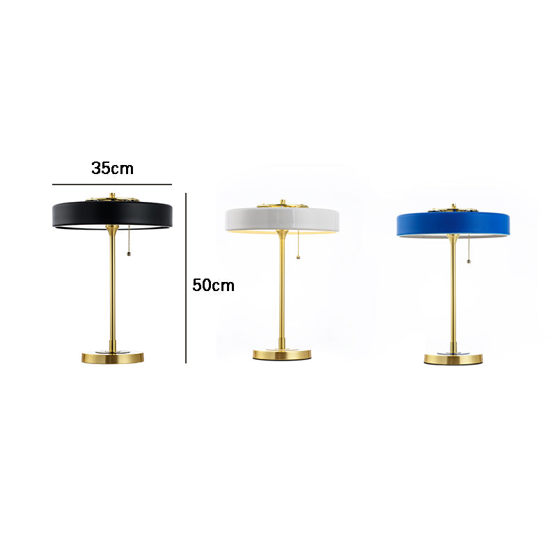 RetroGlow - Vintage Desk Lamp in Retro Design, Brass Table Lamp