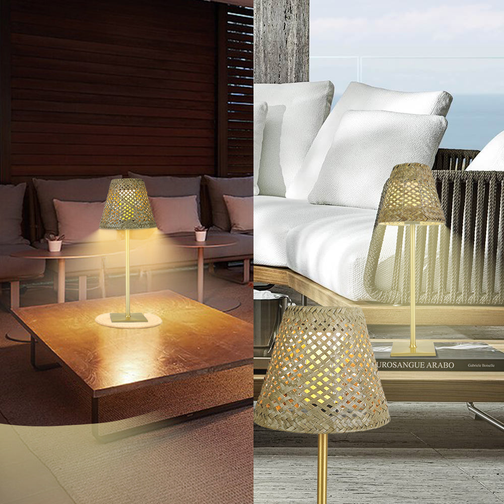 LumiTerras – Wireless LED Table Lamp, Dimmable Outdoor Lighting for Patio and Garden