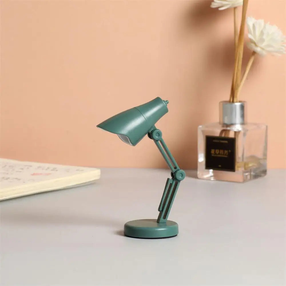 GlowFlex - Mini lampada LED da notte con braccio regolabile per scrivania e comodino