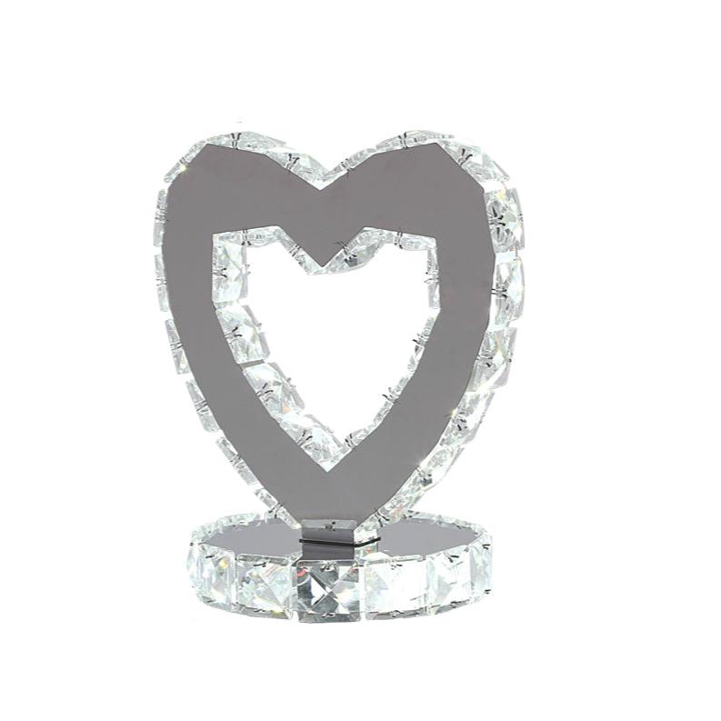 LumiCrystal - Modern Crystal Table Lamp with LED Lighting | Luxury Ring Design