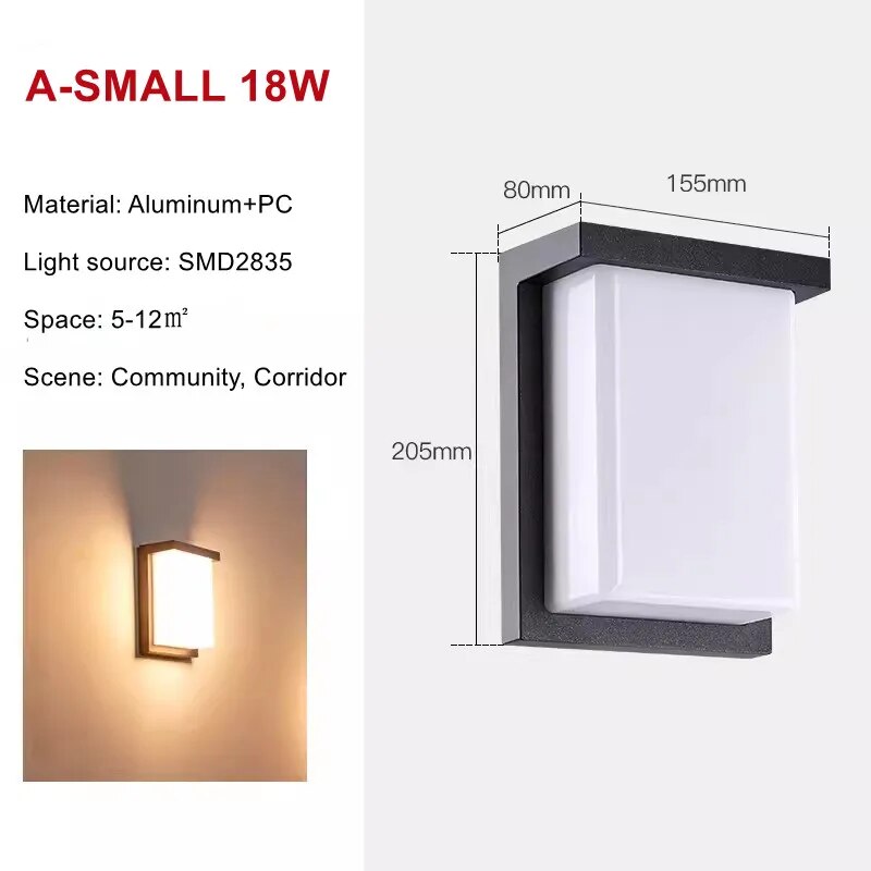 LuminAura - Iluminação Exterior LED Moderna