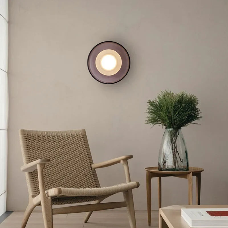 NovaNimbus - Ronde Glas Wandlamp