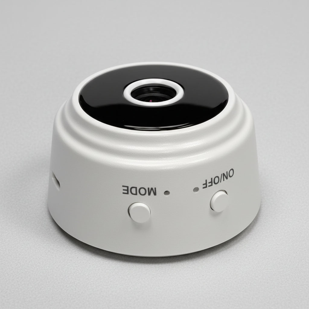 Câmara Miniatura Sem Fios 1080p Suporte Magnético Segurança Doméstica