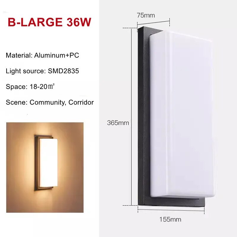 LuminAura - Iluminação Exterior LED Moderna