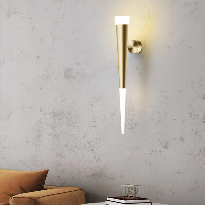 TubeGlow - Minimalist LED Wall Lamp for Living Room & Hallway