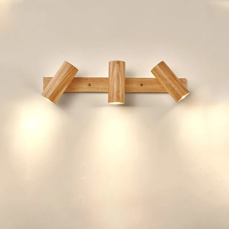 NordicWood - Modern Wall Lamp made of Walnut Wood Scandinavian LED Lighting